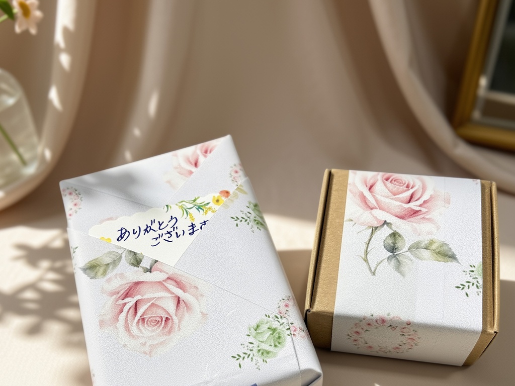 デザインペーパー|バラ|薔薇|🌹 Rose Collection|ラッピングペーパー|水彩|6柄セット