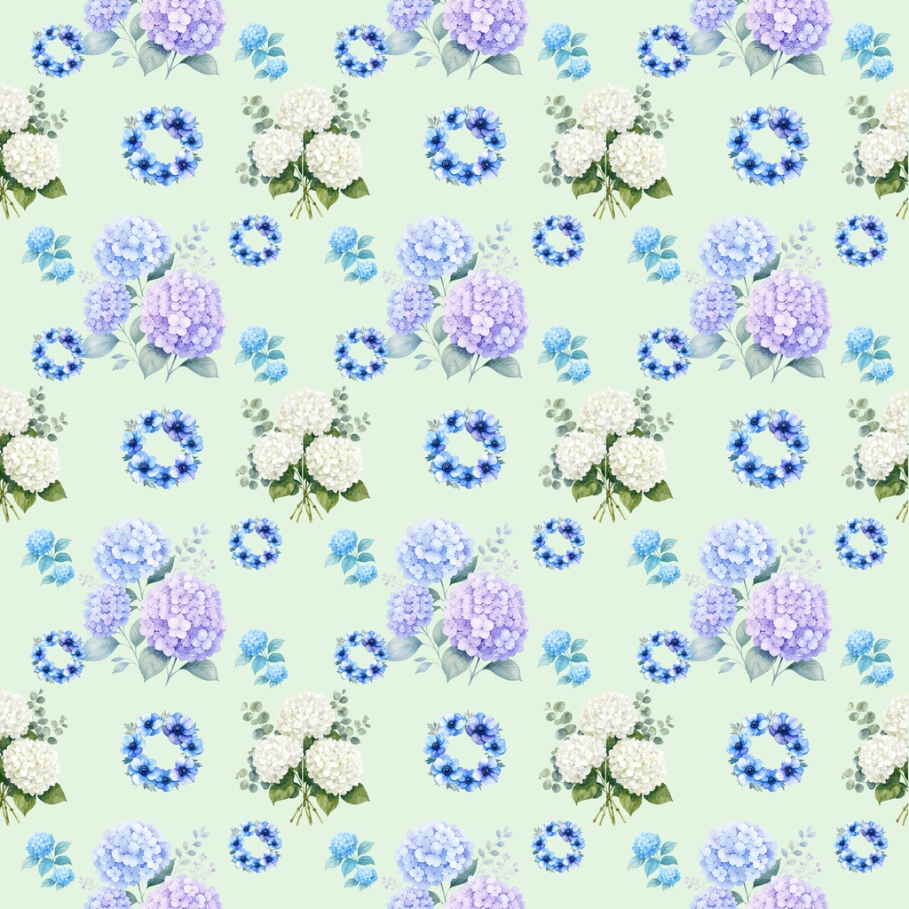 💙 Hydrangea Collection(6色背景)