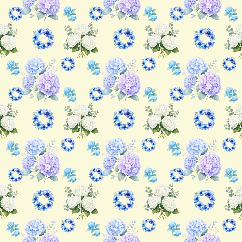 💙 Hydrangea Collection(6色背景)
