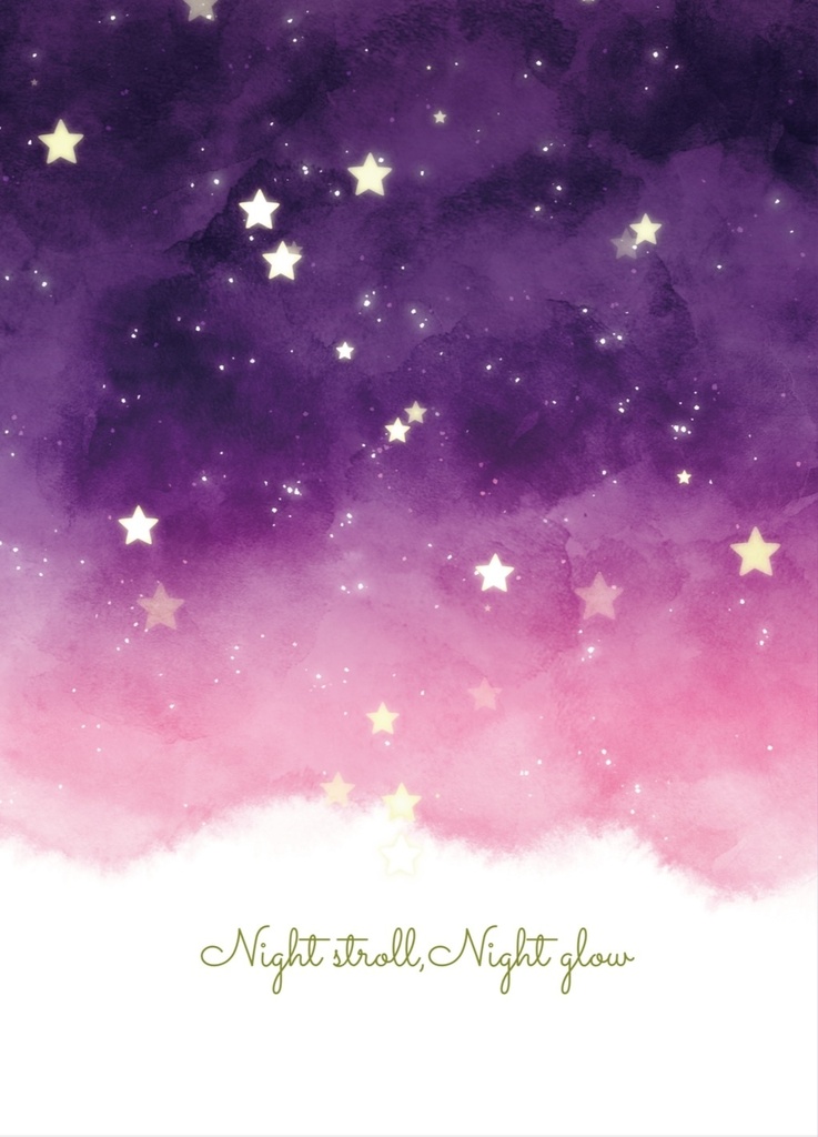 Night stroll,Night glow