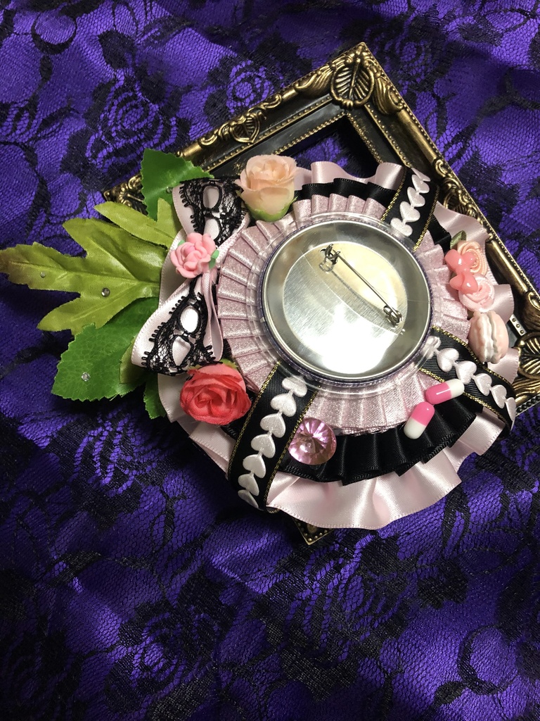 毒華ロゼット　薄桃