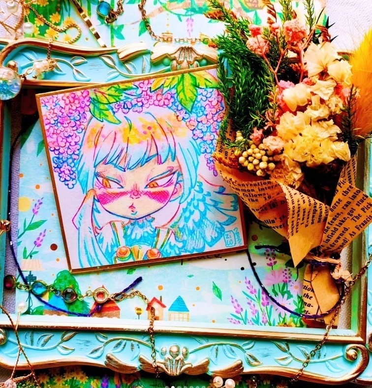 [オリジナル色紙]小さな収穫, Prince