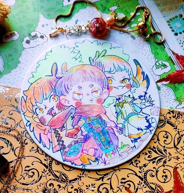 [オリジナル色紙] 翼と冒険