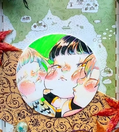 [オリジナル色紙] ケトゥの翼