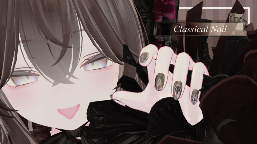 【MDollnail対応】ClassicalNail【4アバターMA対応】