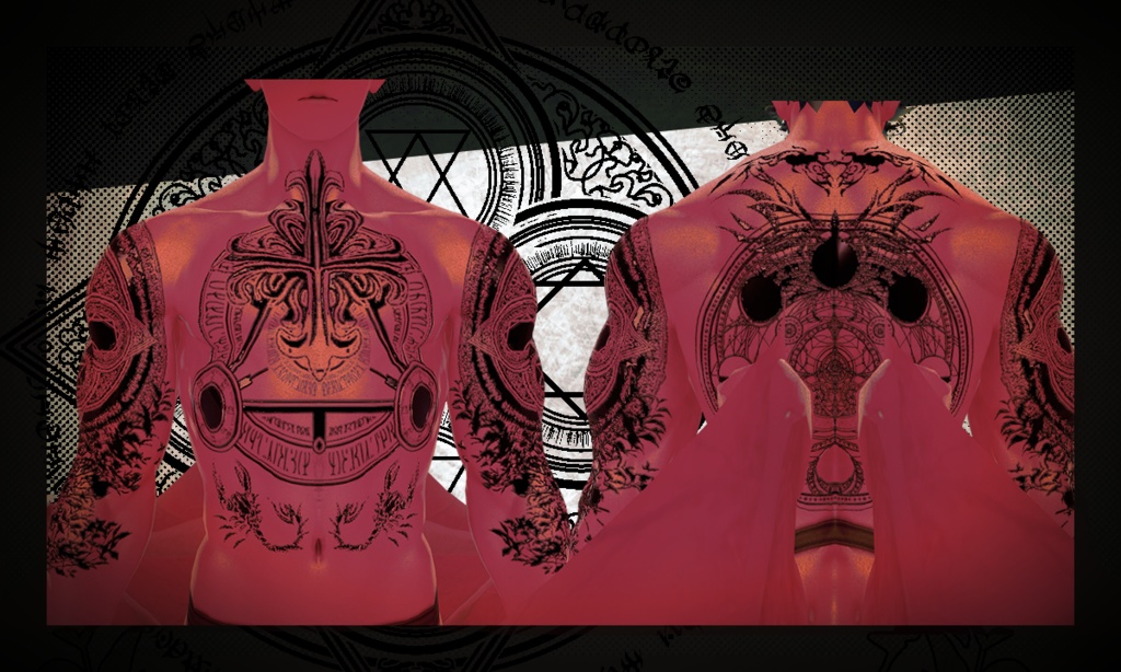 【悪魔リーマン専用】HellWorker's body texture_II【Texture】