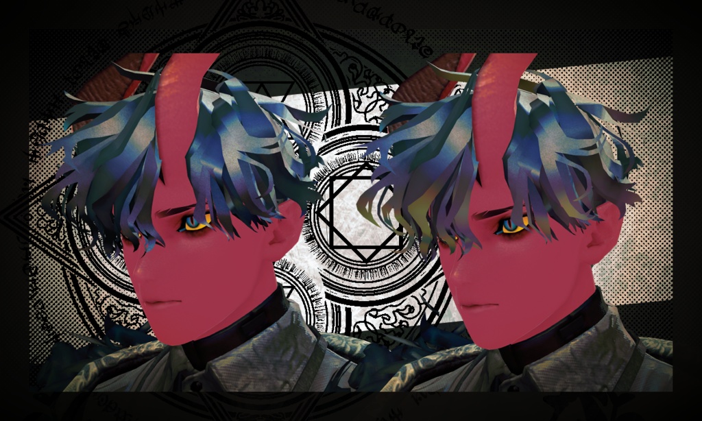 【悪魔リーマン専用】HellWorker's body texture_II【Texture】