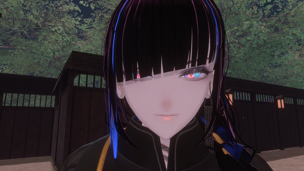 【アデノフォラ】鼻付近のリムシェードの影を和らげるマスク+α