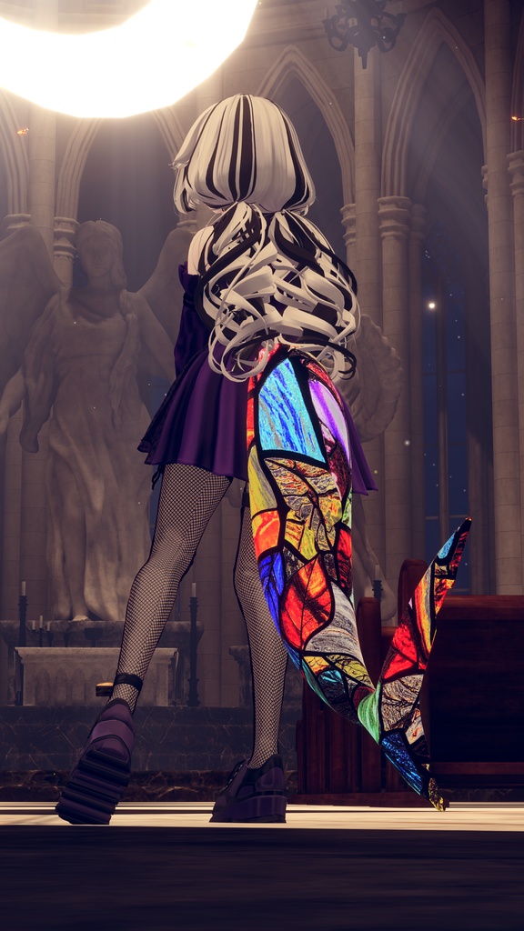 【汎用マテリアル】Glass Tail【VRChat】