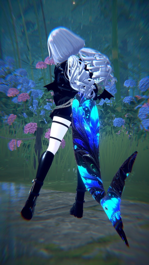 【汎用マテリアル】Glass Tail【VRChat】