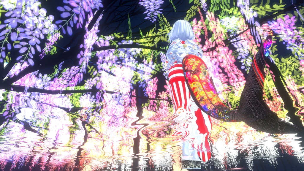 【汎用マテリアル】Glass Tail【VRChat】