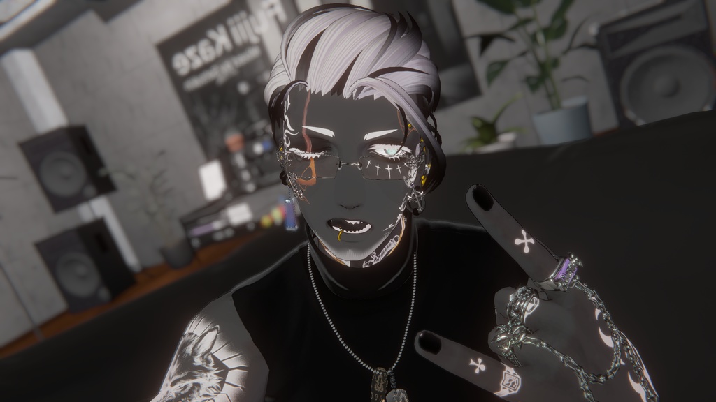 【Zev用】ゼヴ君用ギザ歯ブレンドシェイプキー