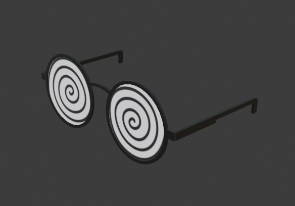 ぐるぐる眼鏡