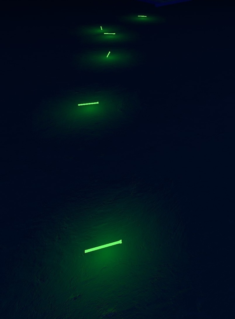 【無料】地面に落とせるケミカルライト