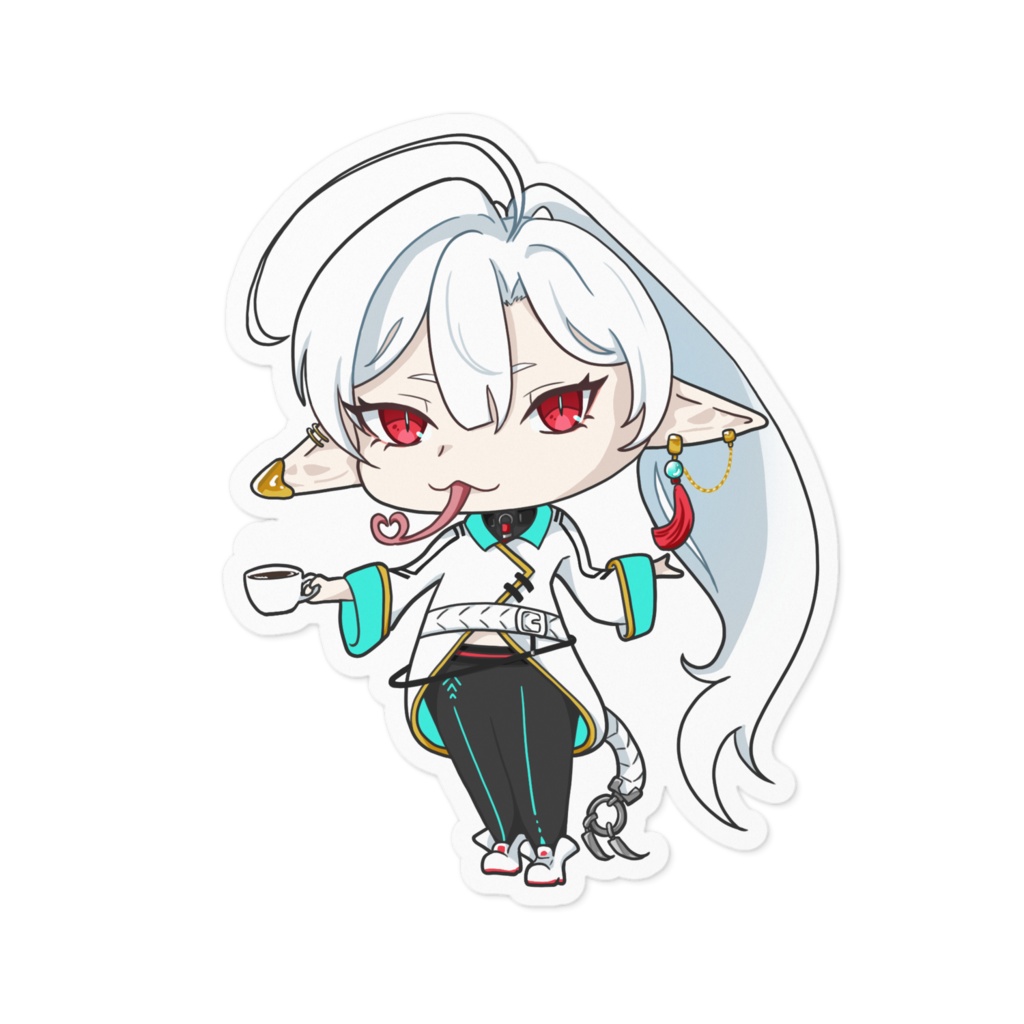 雨杜ユハ ミニキャラステッカー
