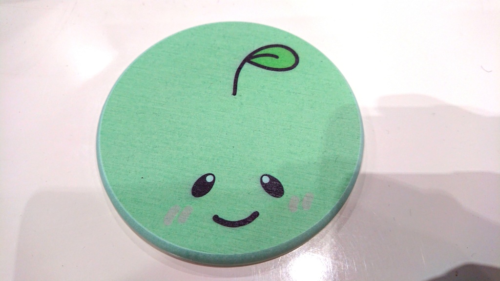 丸いおともだちのぱさぱさコースター