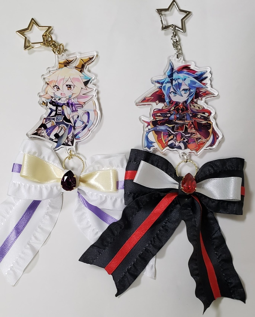 煌の両面アクキー