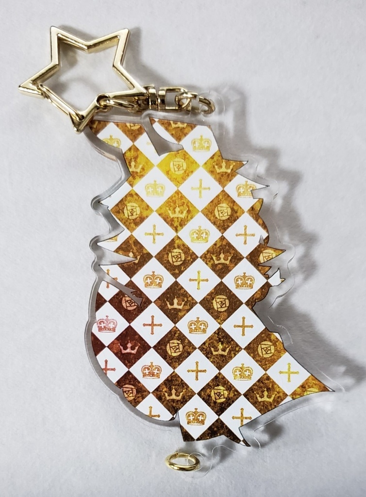 煌の両面アクキー