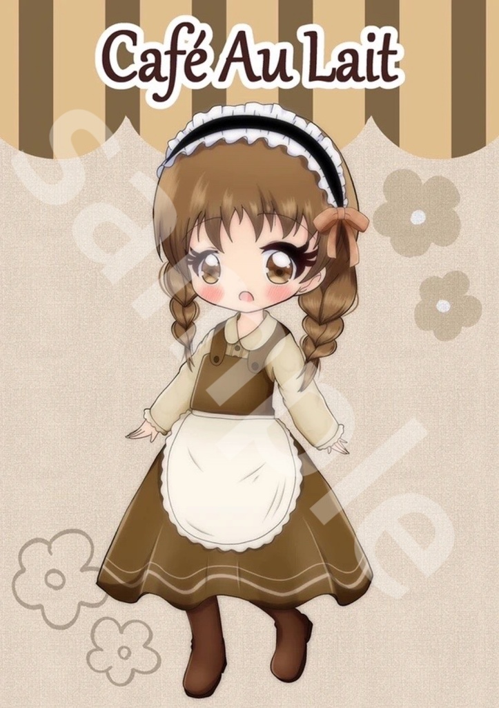 カフェオレちゃん ポストカード