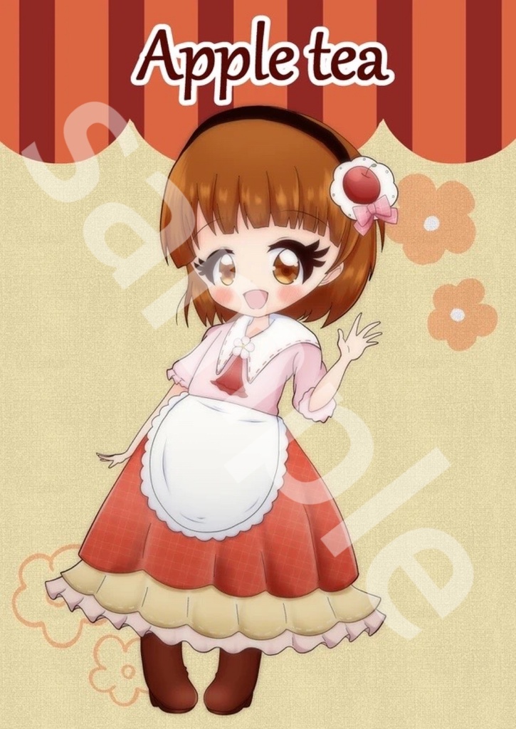 アップルティーちゃん ポストカード