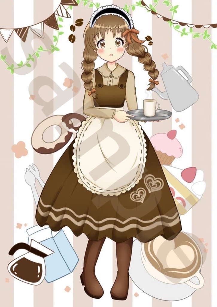 カフェオレちゃん ポストカード