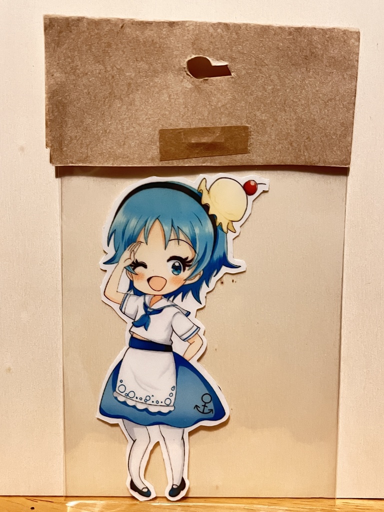 ラムネクリームソーダちゃん ステッカー