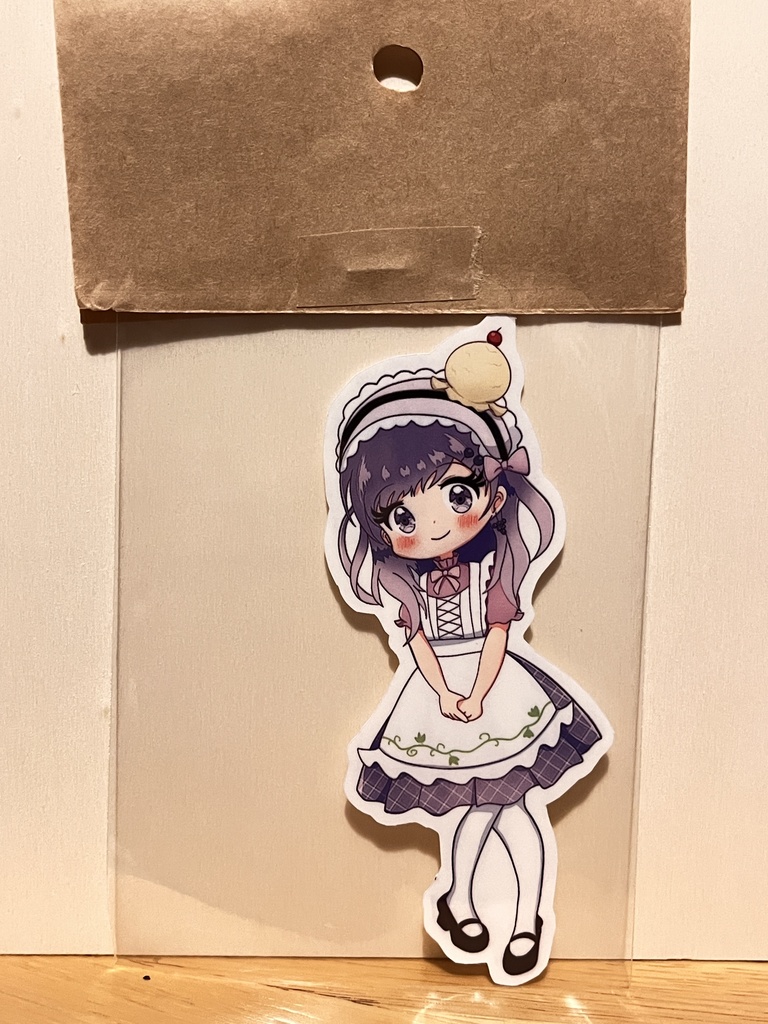 グレープクリームソーダちゃん ステッカー