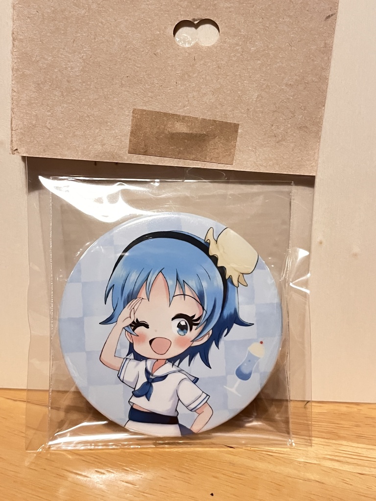 ラムネクリームソーダちゃん 缶バッジ