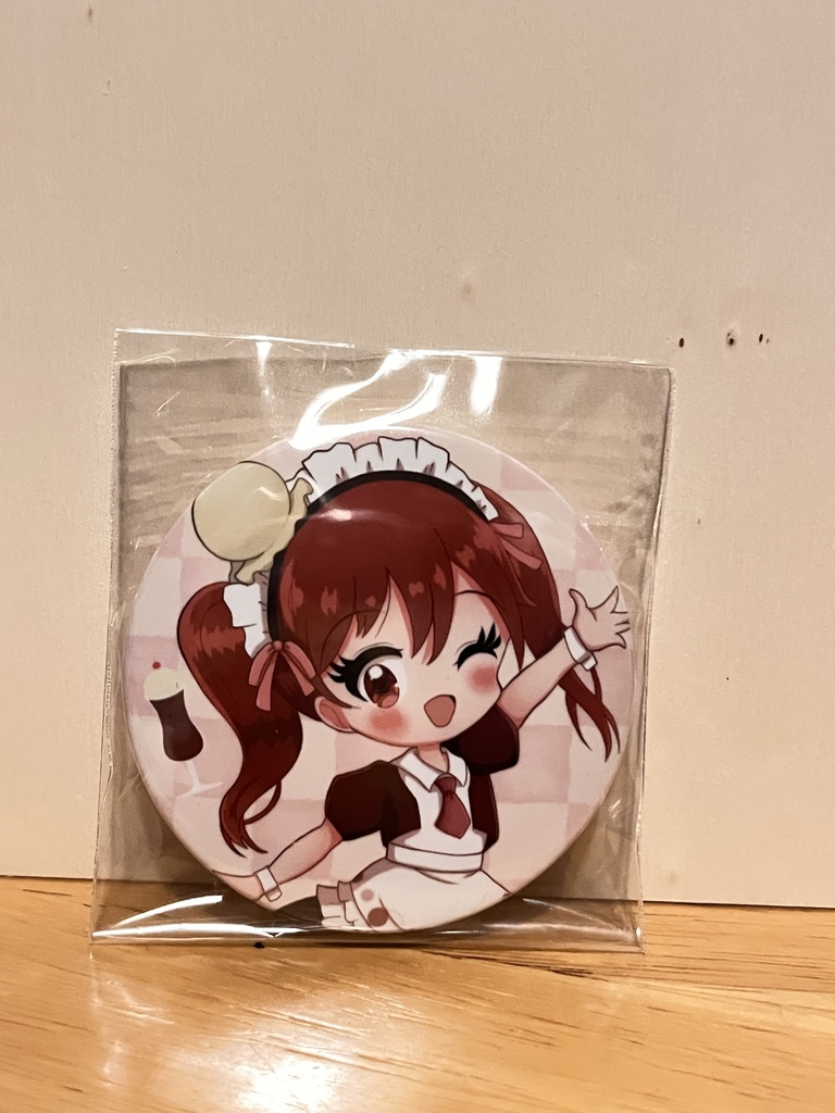 コーラクリームソーダちゃん 缶バッジ