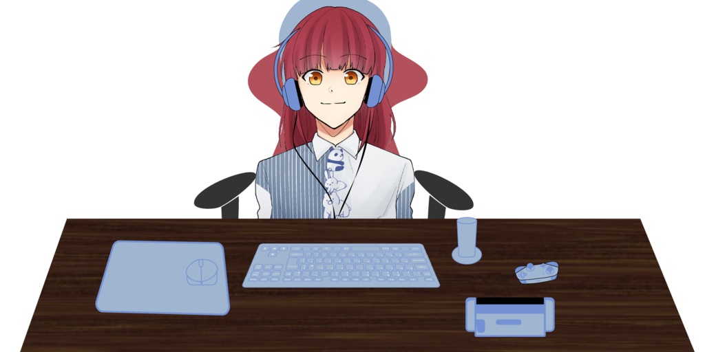【素材】ゲーミングチェア