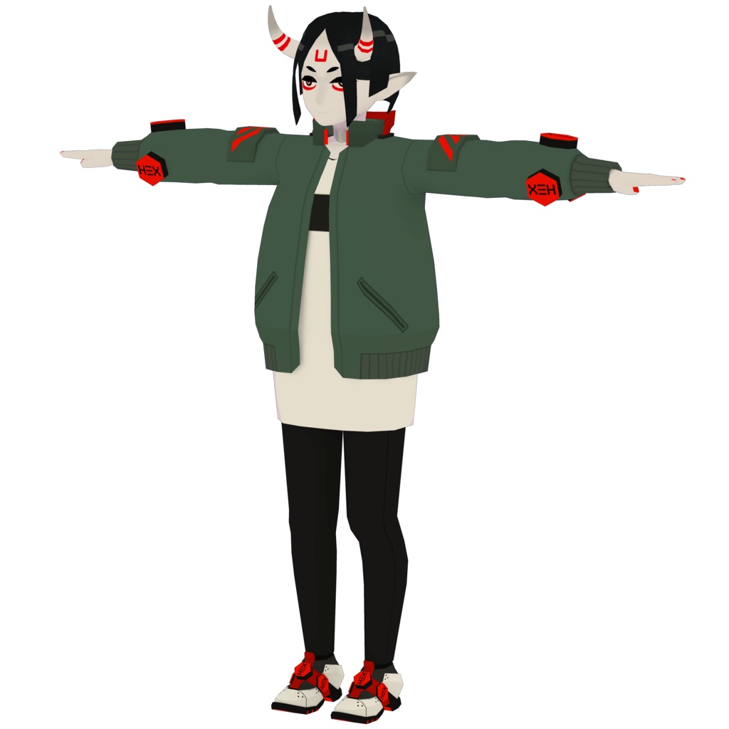 【HELLKAWAII】ヘルカワα/β【VRChat向け3Dモデル】