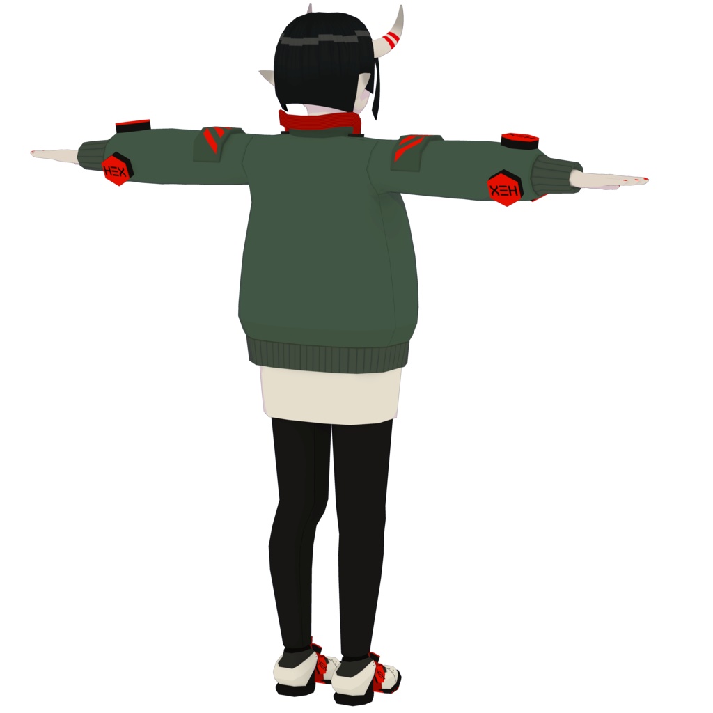 【HELLKAWAII】ヘルカワα/β【VRChat向け3Dモデル】