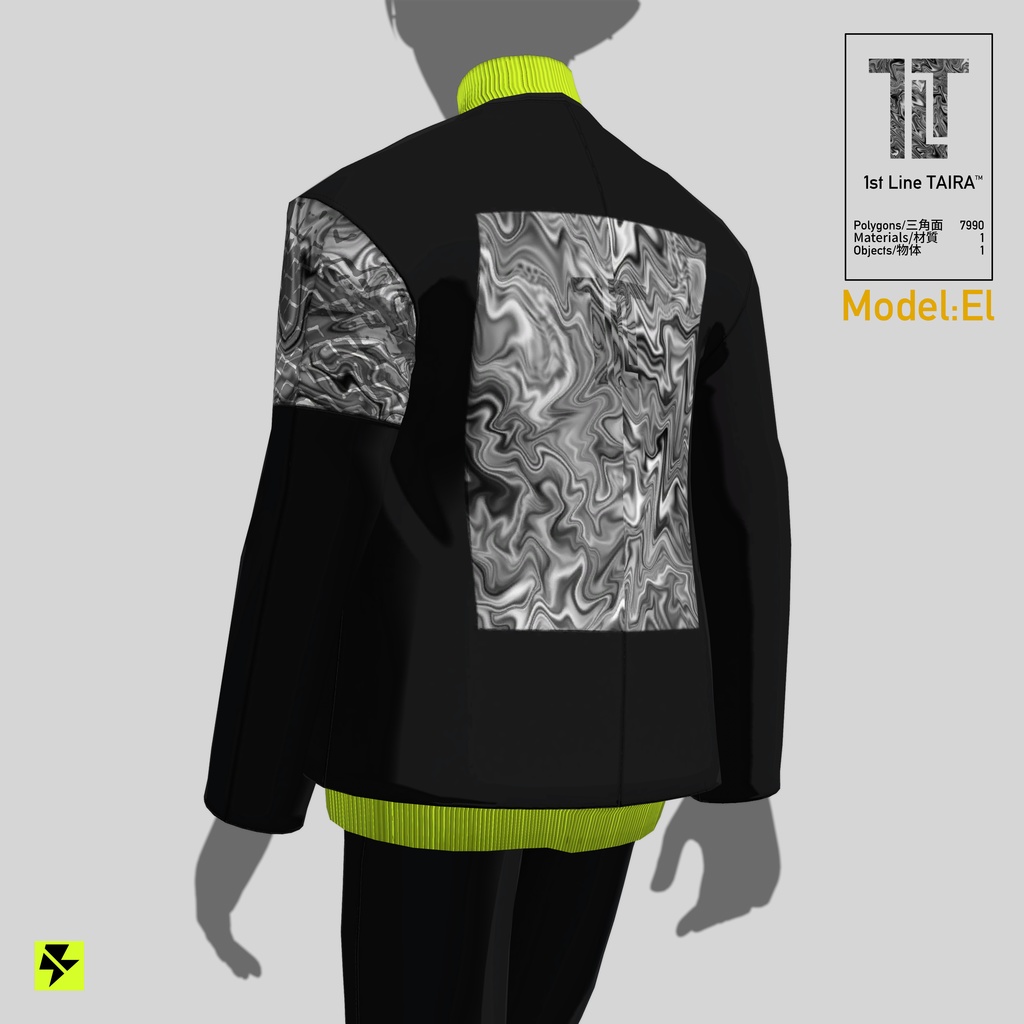 【3Dmodel/clothes】1st Line TAIRA™ HR_1LT setup/Fi/El/Wa