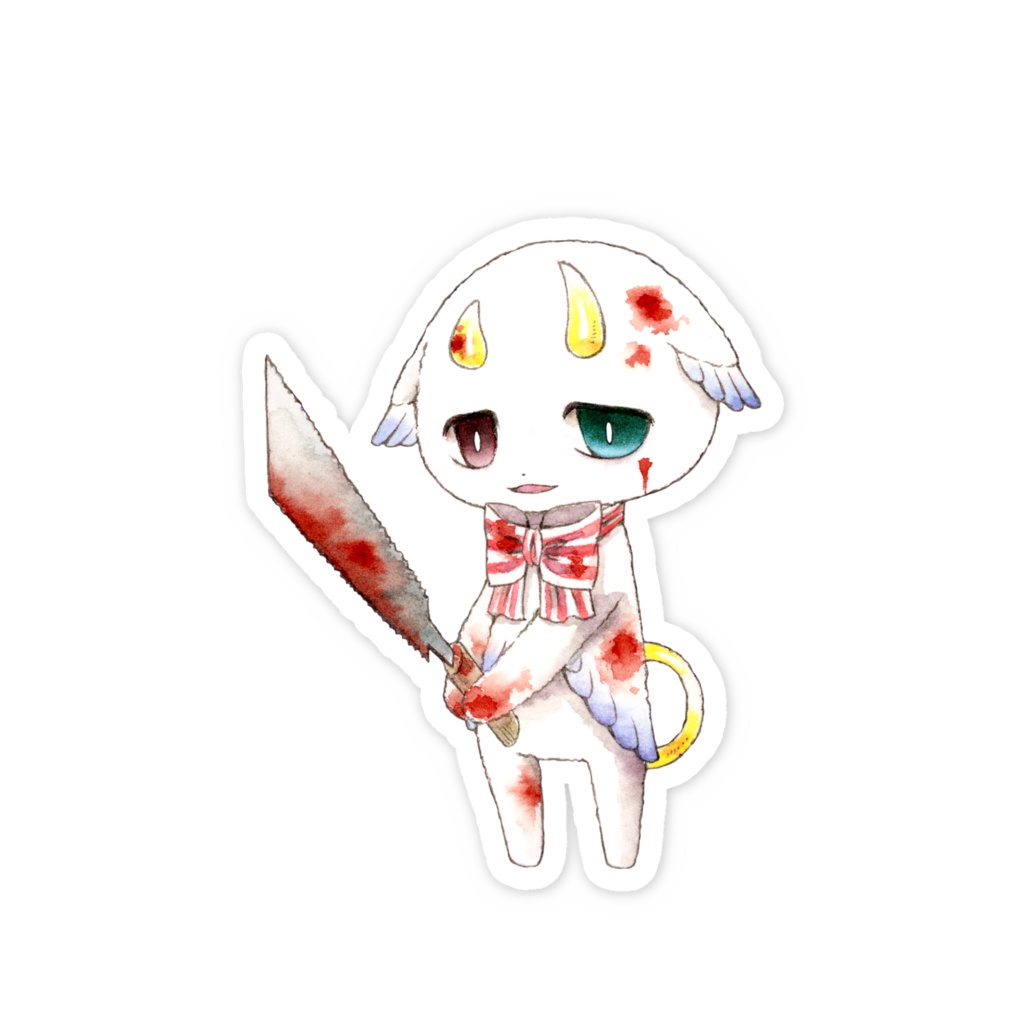 ノコギリヨーゼフ スマホステッカー