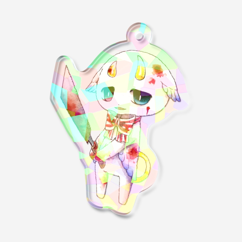ノコギリヨーゼフ ホログラムアクリルキーホルダー