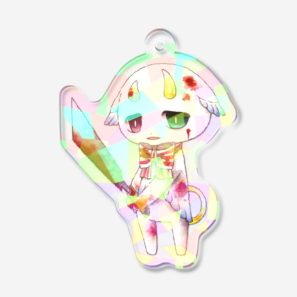 ノコギリヨーゼフ ホログラムアクリルキーホルダー