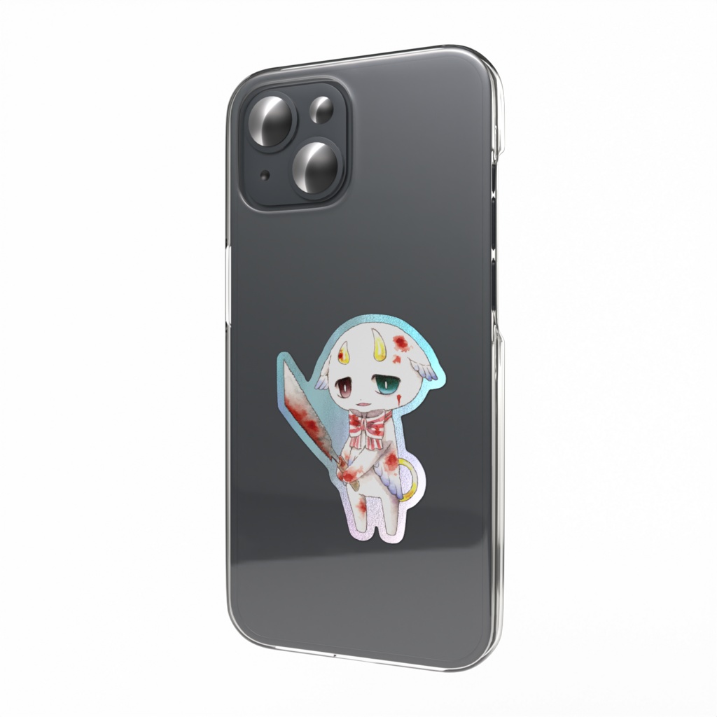 ノコギリヨーゼフ オーロラスマホステッカー
