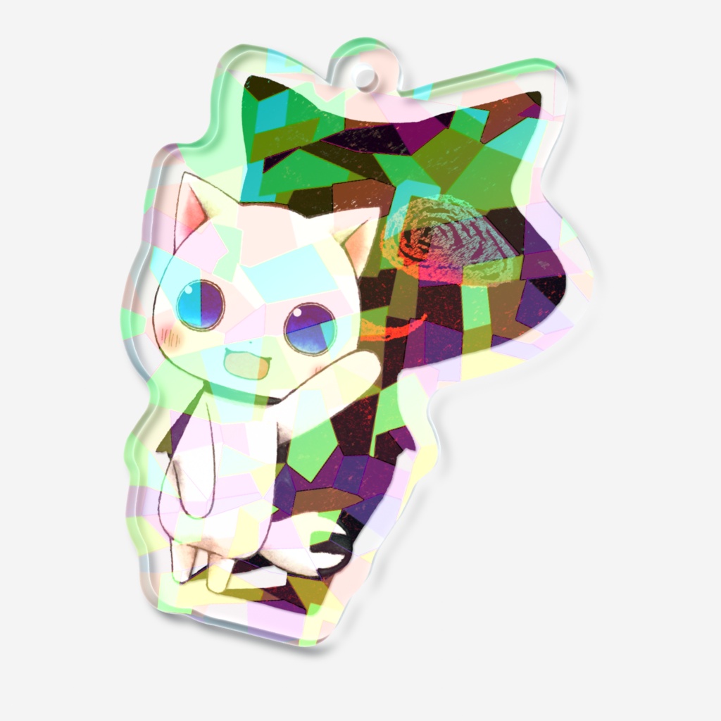 ネク ホログラムアクリルキーホルダー