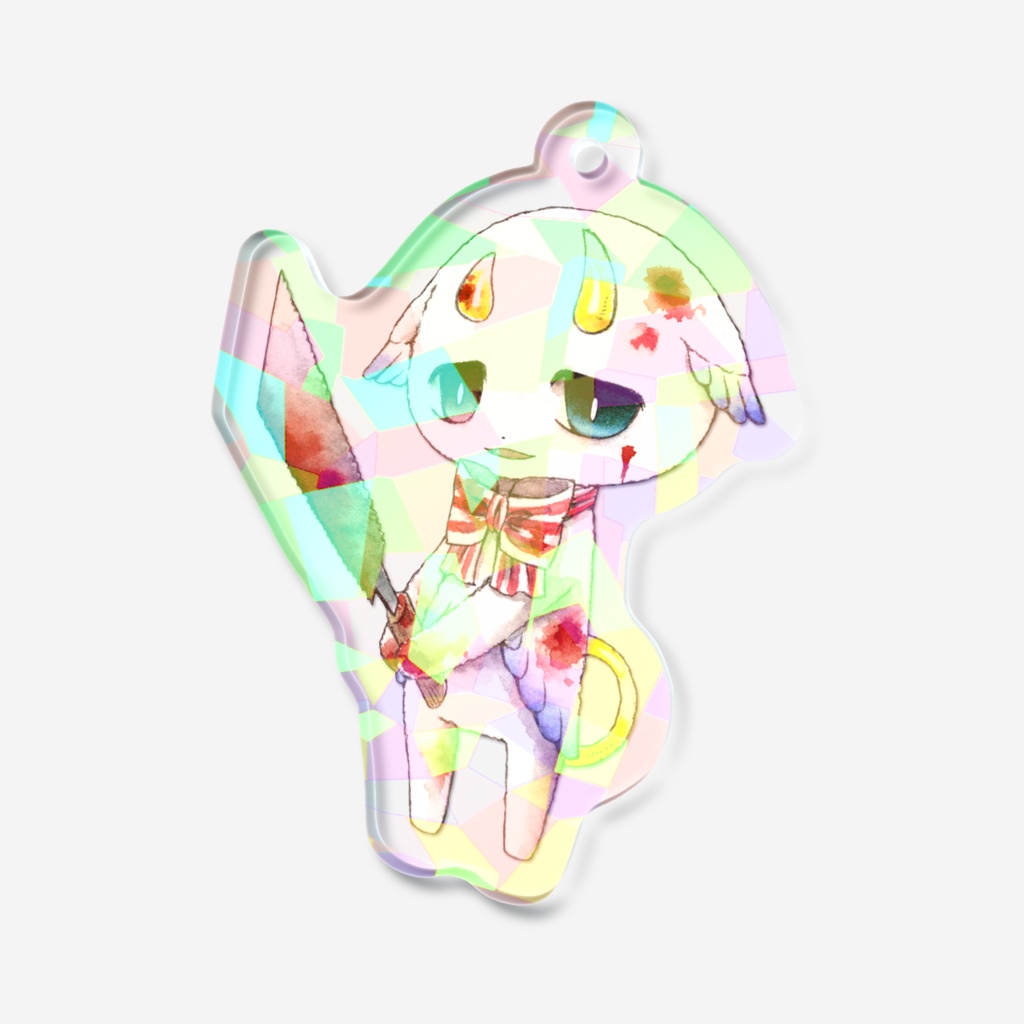 ノコギリヨーゼフ ホログラムアクリルキーホルダー