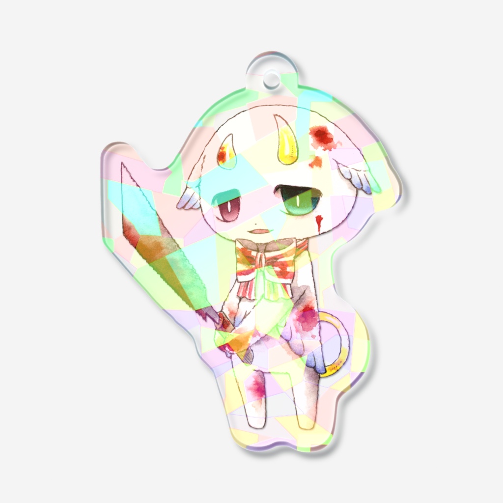 ノコギリヨーゼフ ホログラムアクリルキーホルダー