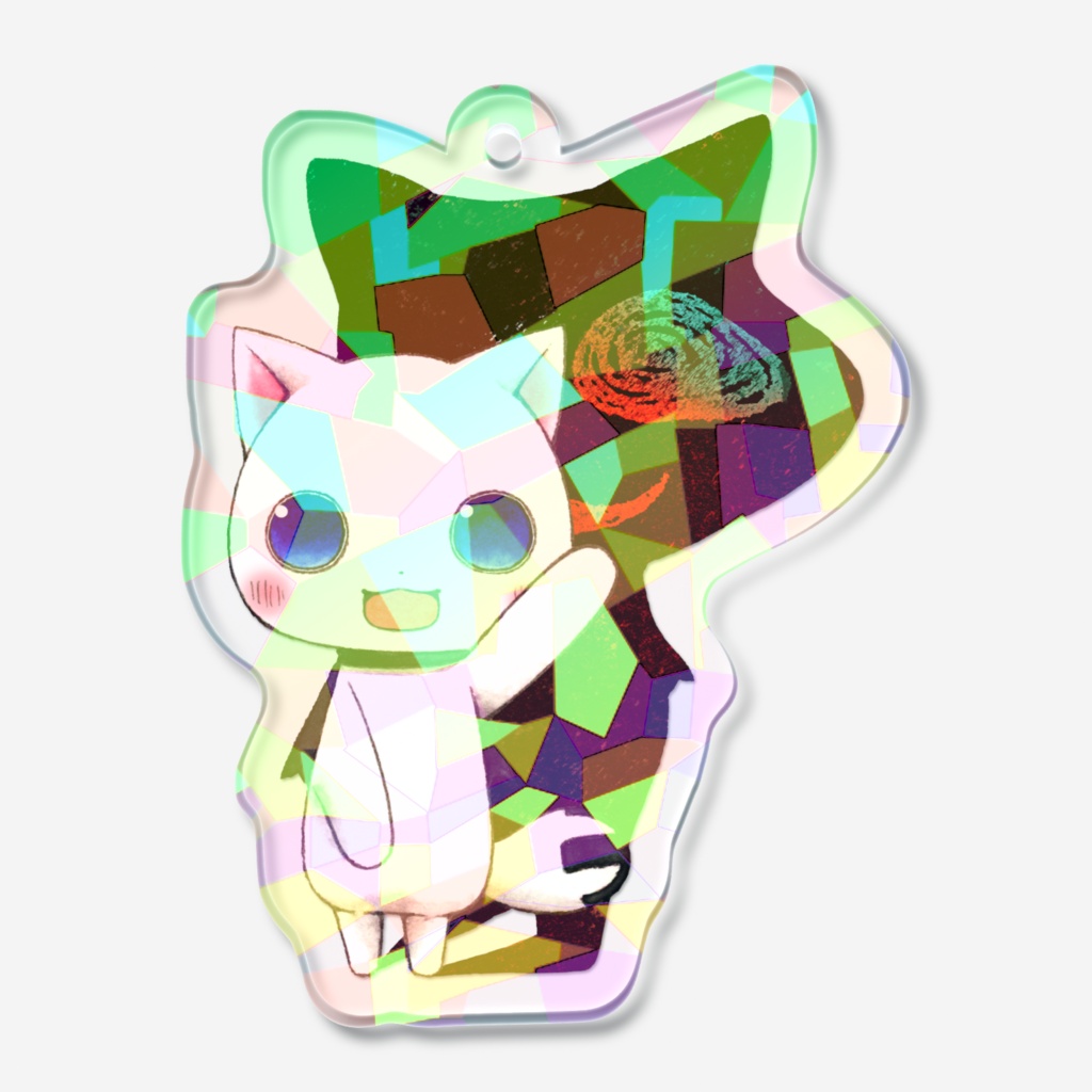 ネク ホログラムアクリルキーホルダー