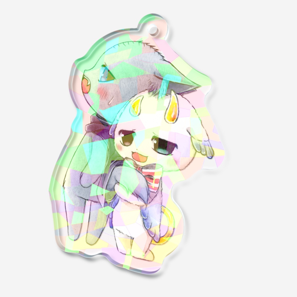 ヨーゼフ&ヘルト ホログラムアクリルキーホルダー