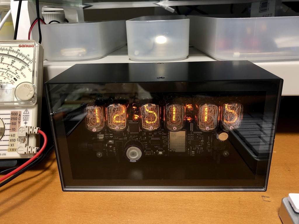 WiFi対応ニキシー管時計