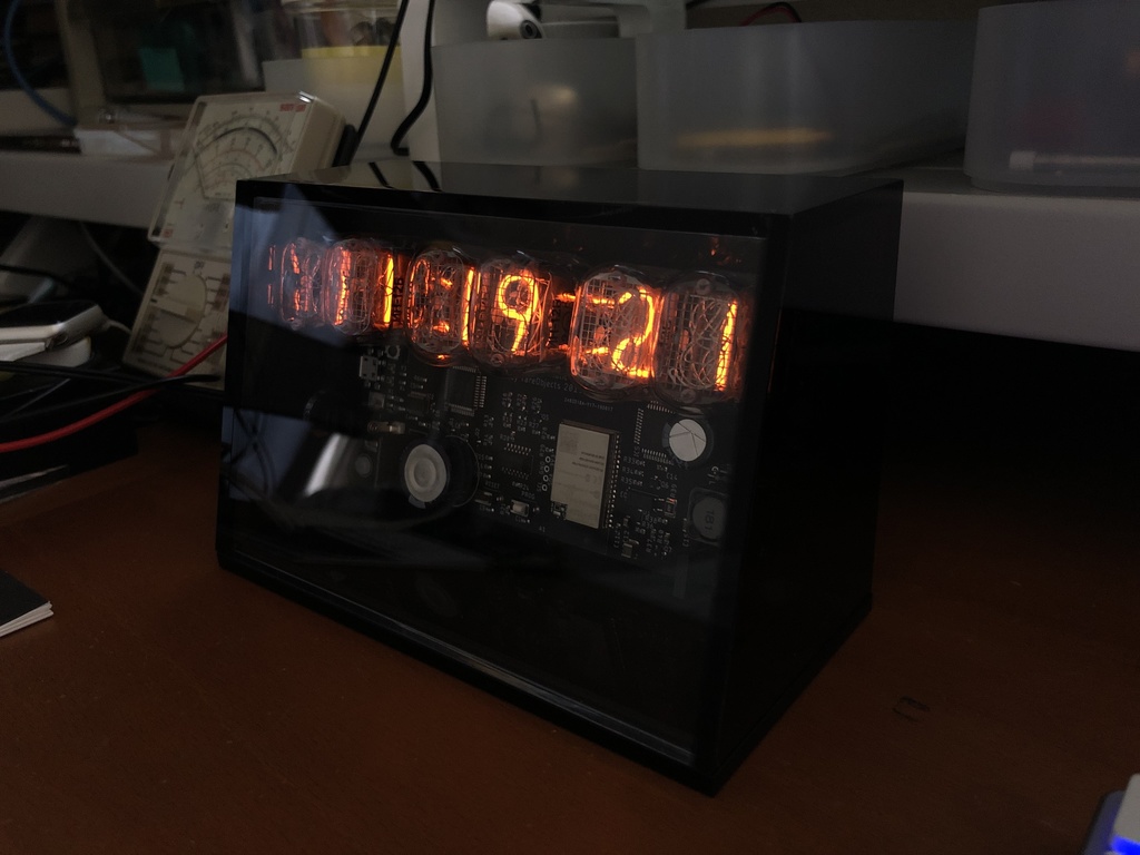 WiFi対応ニキシー管時計