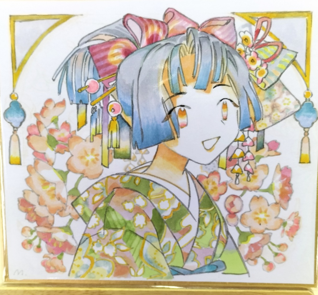 色紙 桜