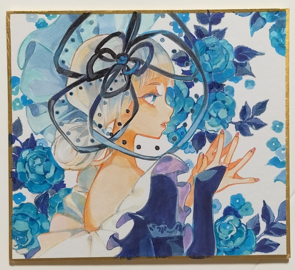 色紙(花)