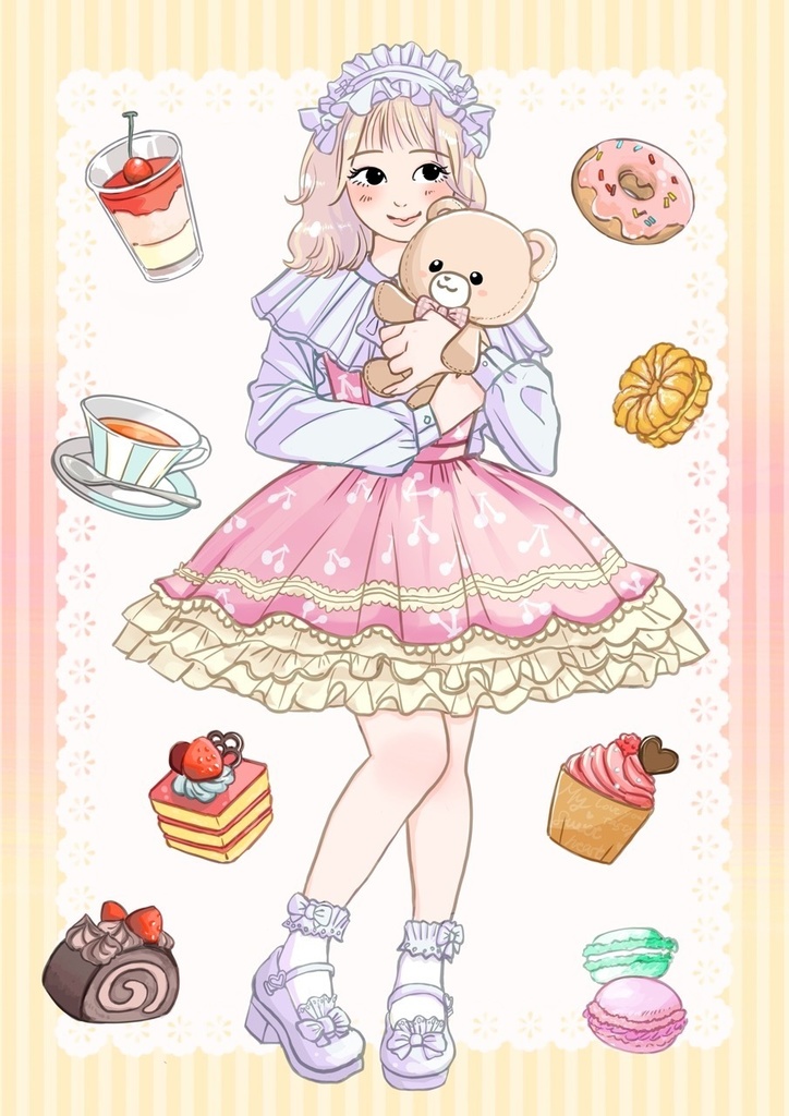 ポストカード SWEETIE HUG.