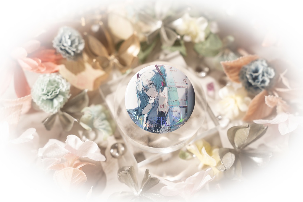 ホロ加工缶バッジM<初音ミク 17th Anniversary>