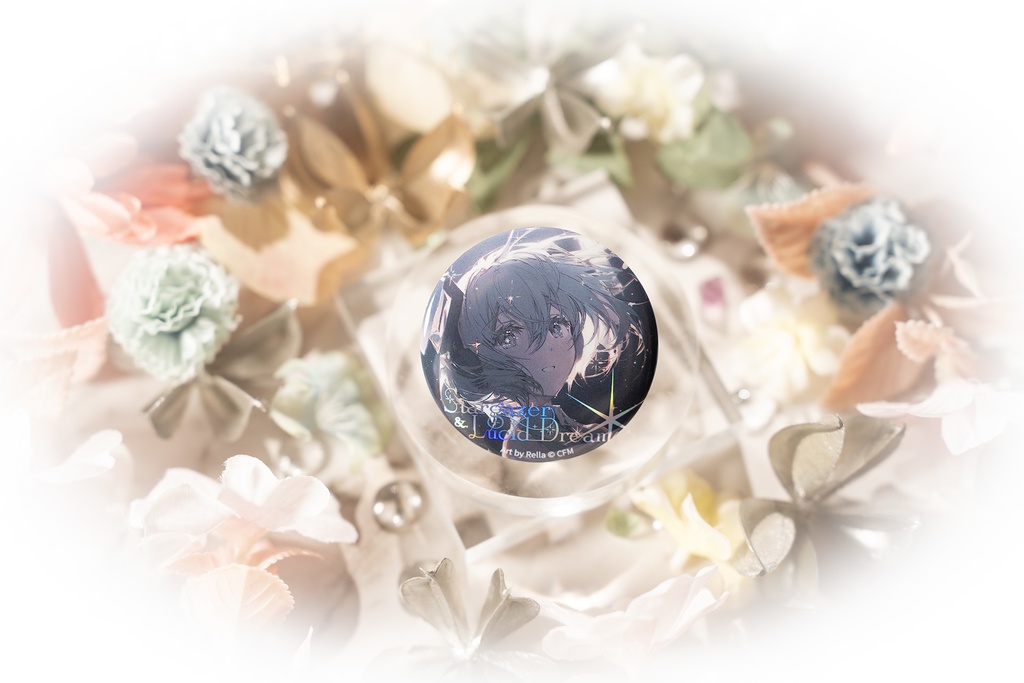 ホロ加工缶バッジO<Little Missing Stars#2>