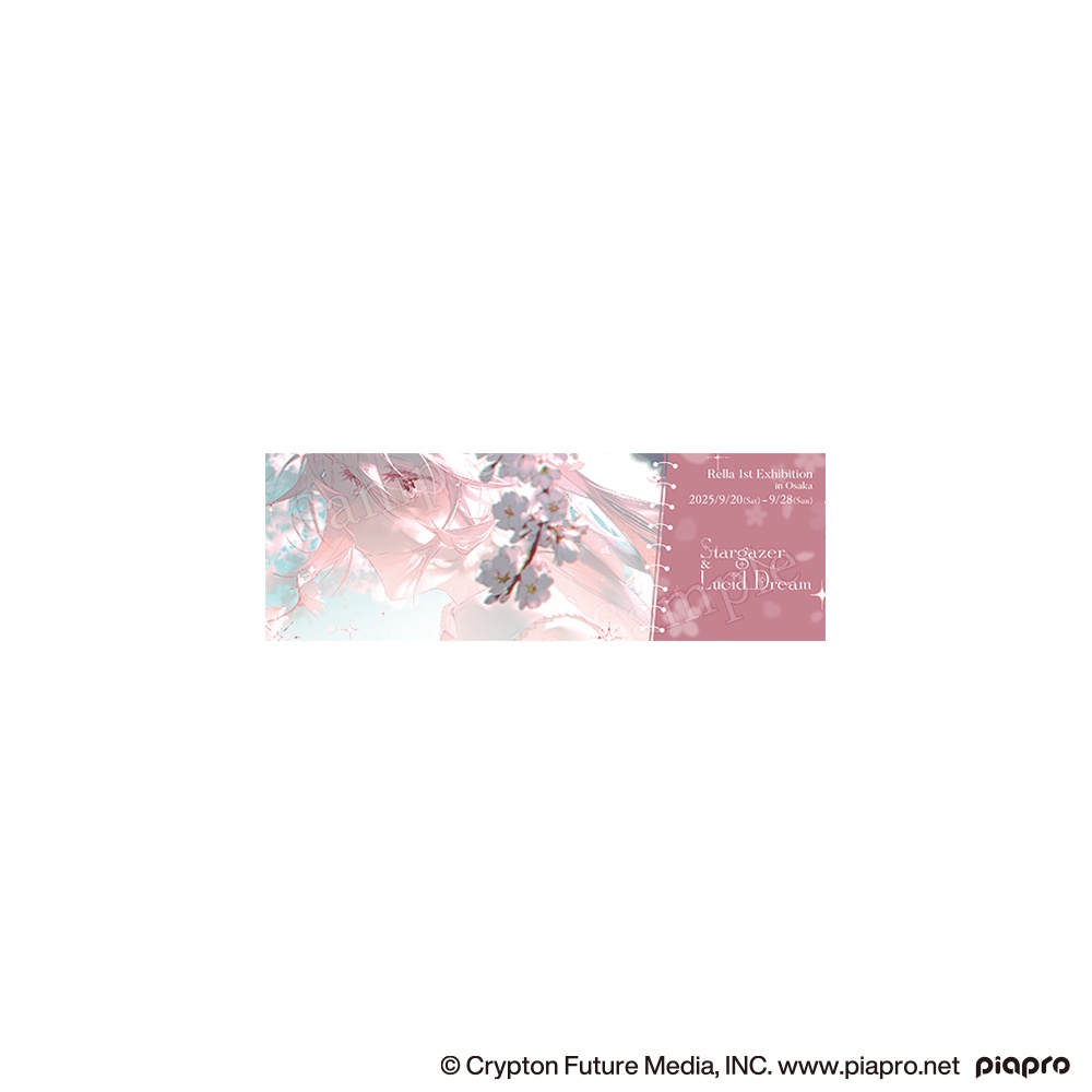 ホロ加工レプリカチケット「Rella Exhibition OSAKA」6枚セット